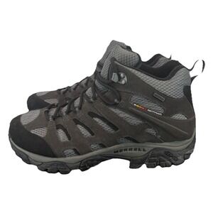 Merrell Mens Moab Mid Gore-Tex XCR Hiking Shoes Waterproof Gray US Size 11